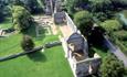 Bishop's Waltham Palace @Skyscan Balloon Photogra