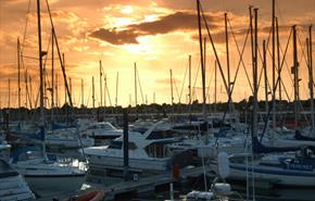 Sunset at Southsea Marina