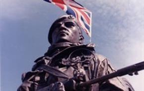 Falklands Yomper, proud symbol of Marines history