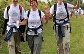 charity walkers