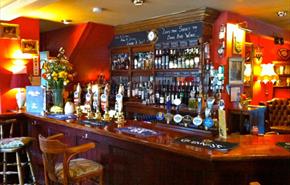 The Golden Lion bar