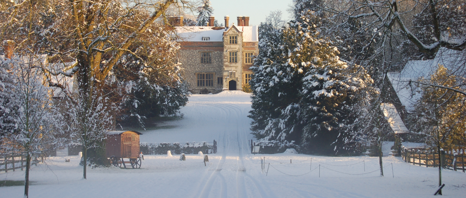 Chawton House in Winter