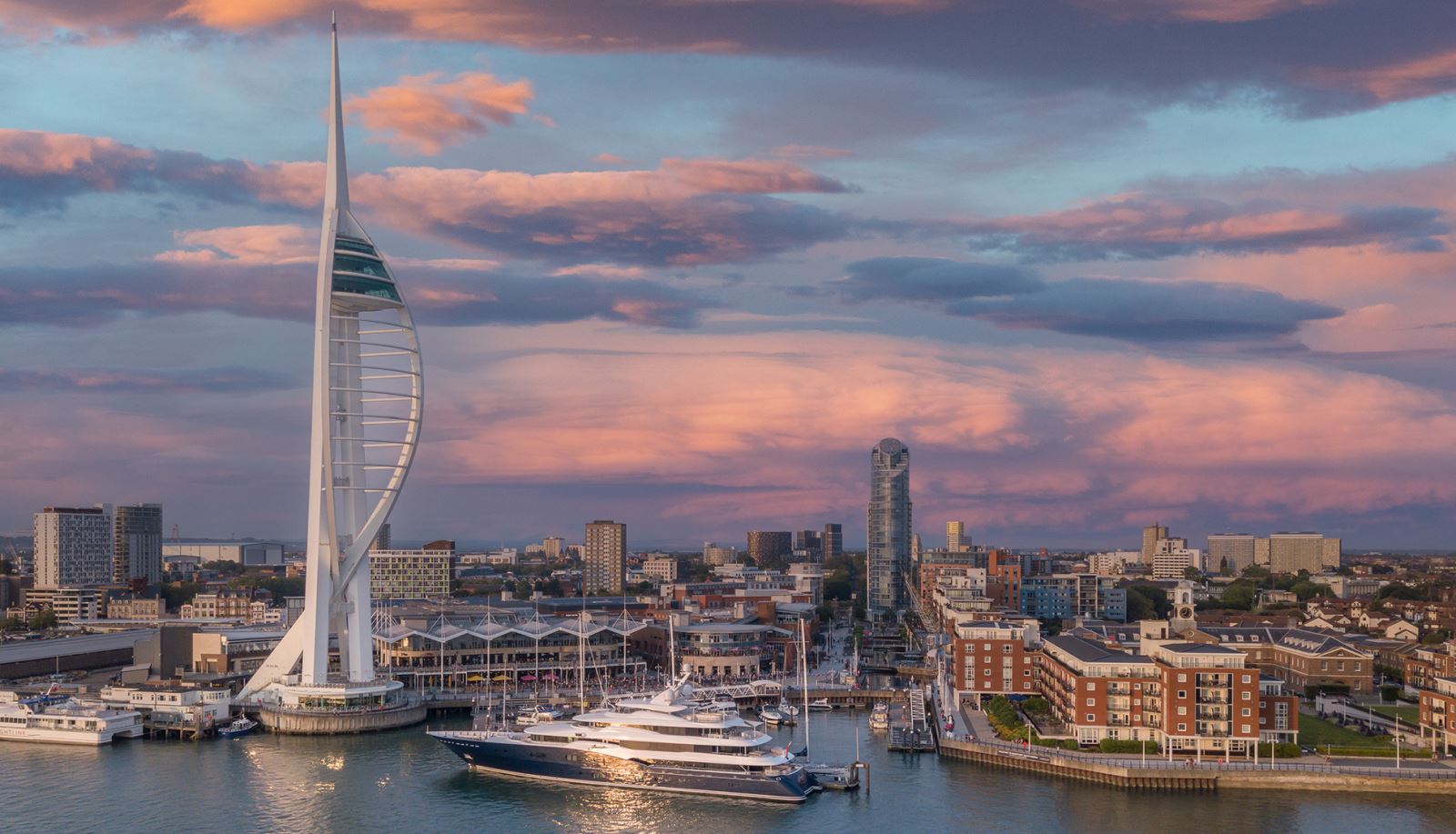Spinnaker Tower and Portsmouth Harbour