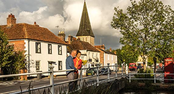 The town of Stockbridge