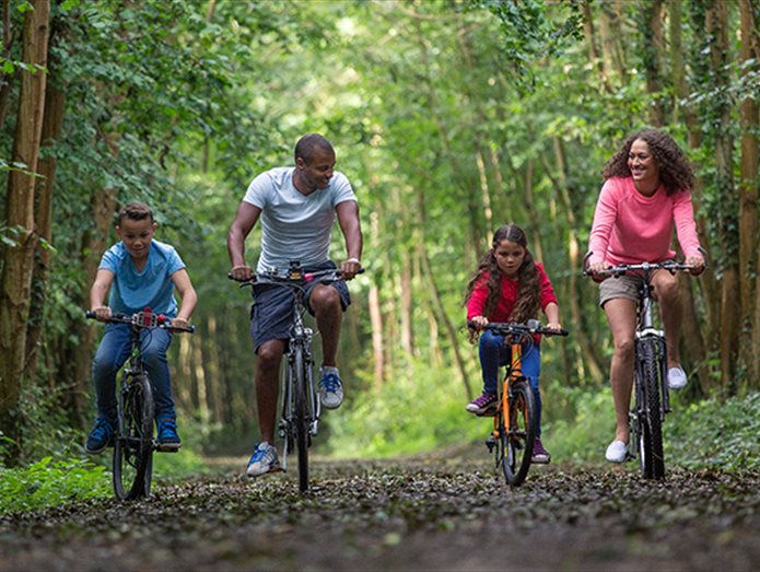 quiet cycle routes near me