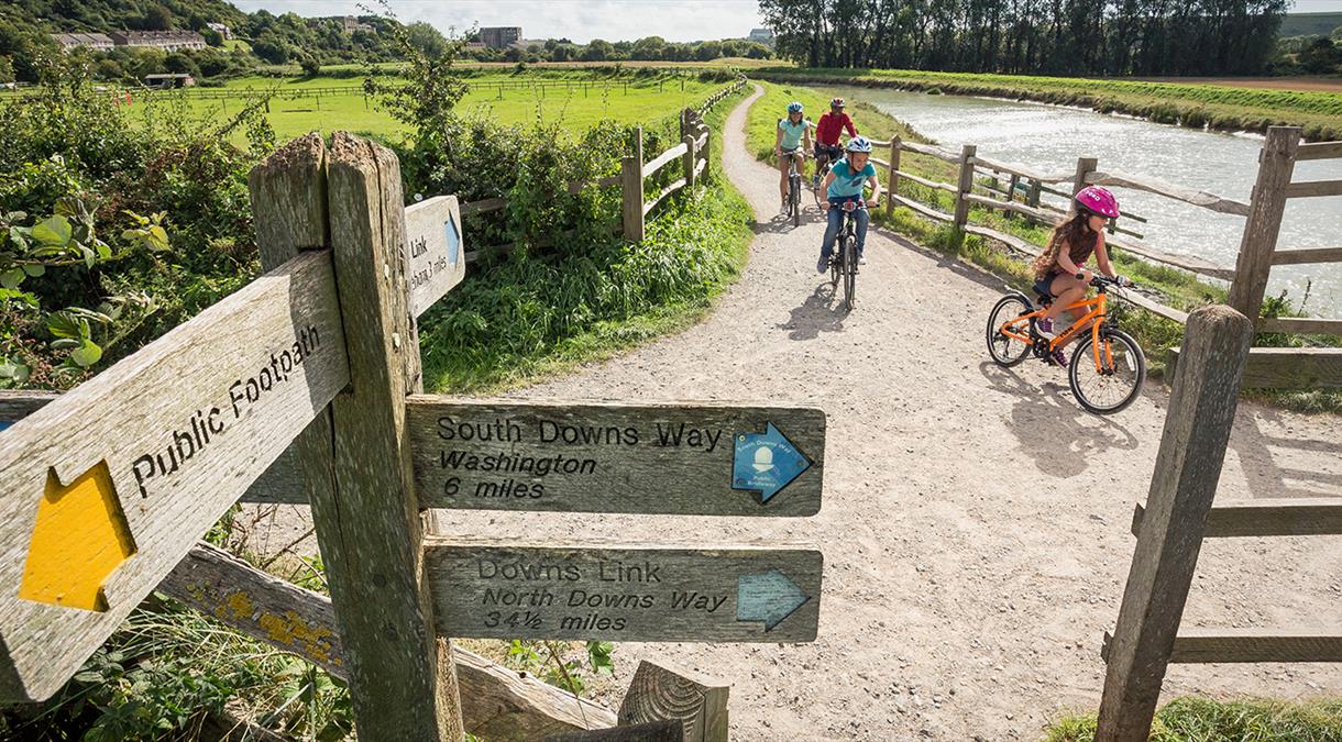 Family Cycling in Hampshire