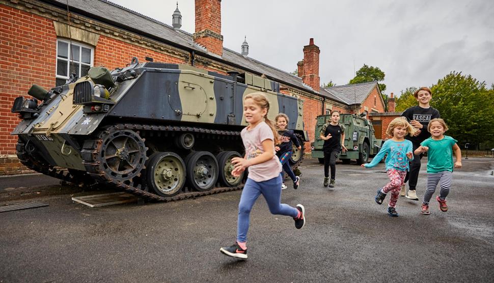 Tank at the Aldershot Military Museum