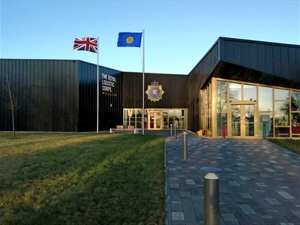 Outside the Royal Logistic Corps (RLC) Museum